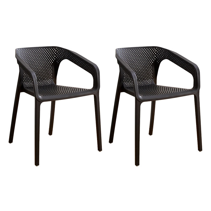 Silla escandinava plástica del respaldo sólido del sillón del comedor de la cocina