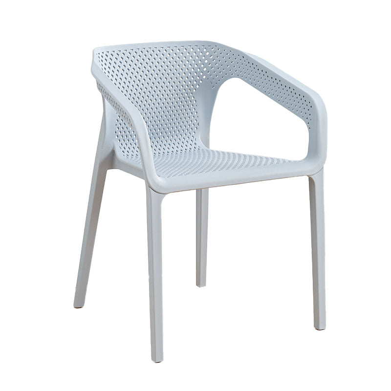 Silla escandinava plástica del respaldo sólido del sillón del comedor de la cocina