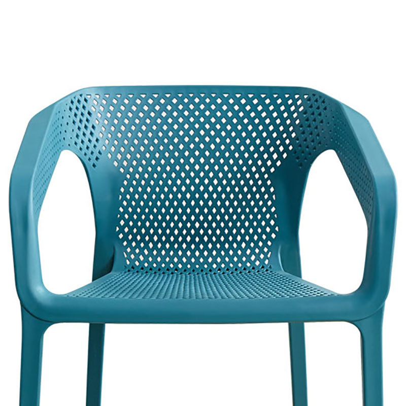Silla escandinava plástica del respaldo sólido del sillón del comedor de la cocina