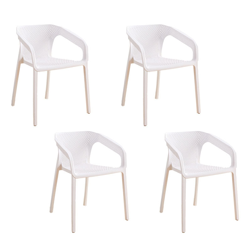 Silla escandinava plástica del respaldo sólido del sillón del comedor de la cocina