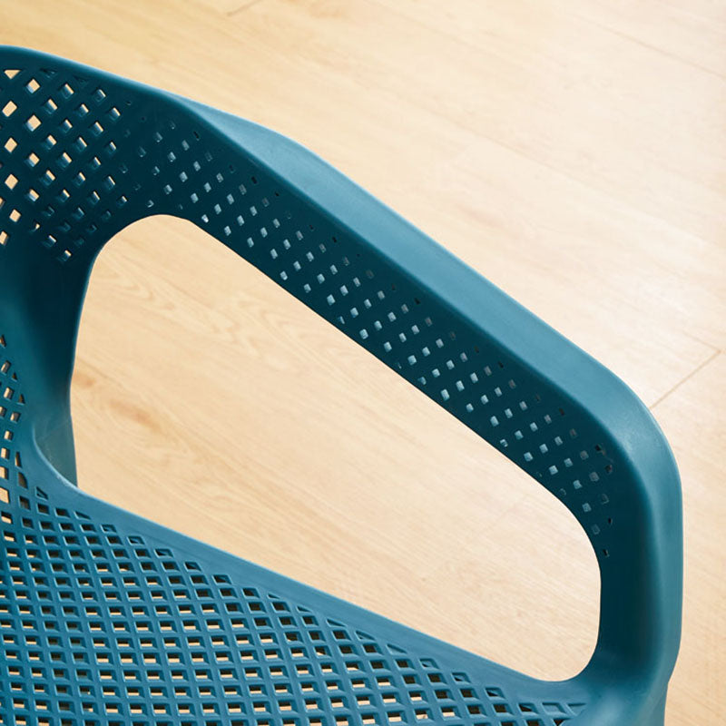 Silla escandinava plástica del respaldo sólido del sillón del comedor de la cocina
