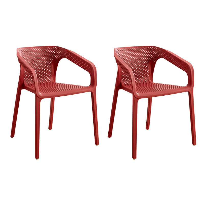 Silla escandinava plástica del respaldo sólido del sillón del comedor de la cocina