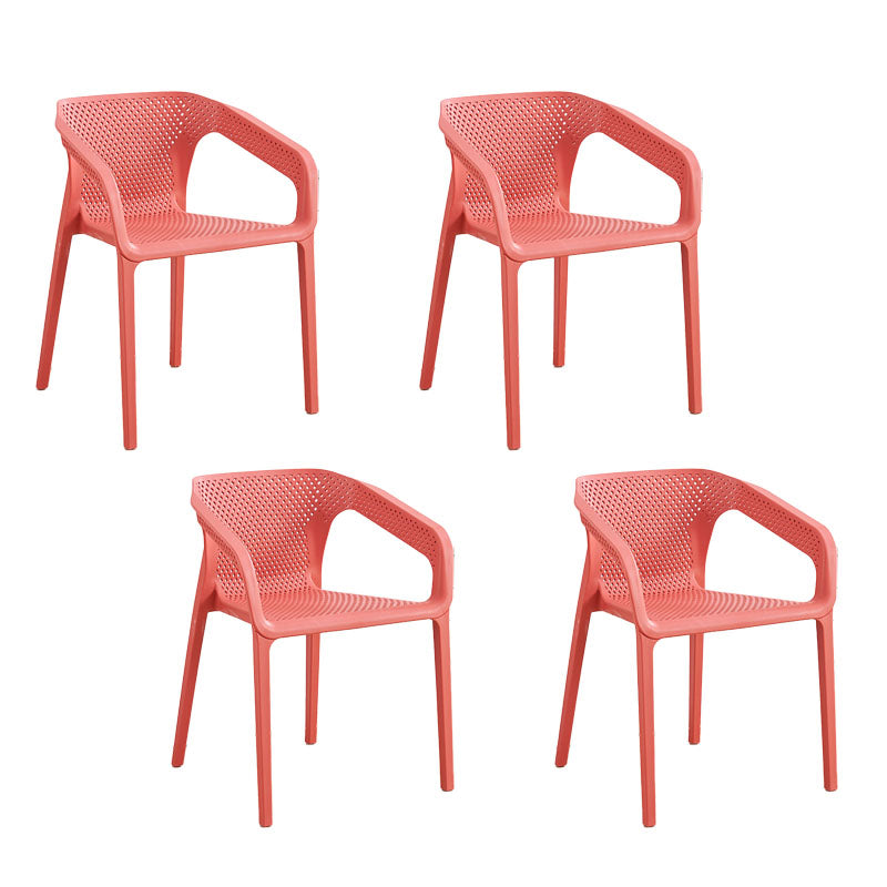 Silla escandinava plástica del respaldo sólido del sillón del comedor de la cocina