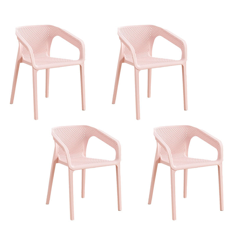 Silla escandinava plástica del respaldo sólido del sillón del comedor de la cocina