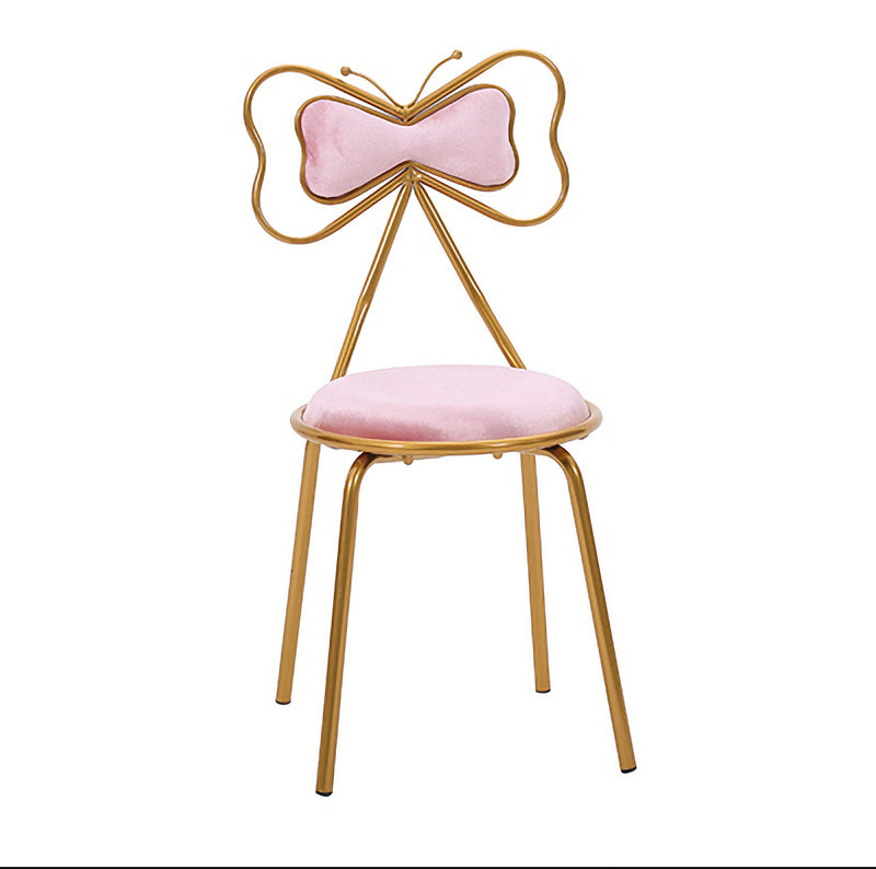 Diseño escandinavo sillas de comedor tapizadas sin brazo