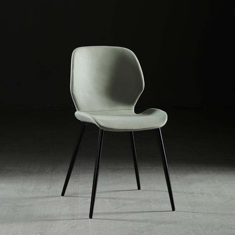 Moderne stijl keuken metalen eetstoelen wingback dineren armloze zijstoelen