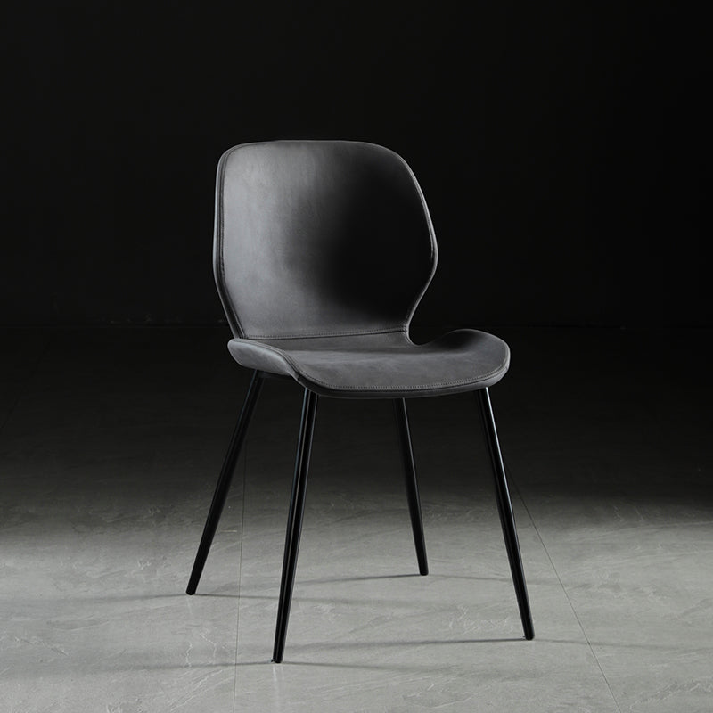 Moderne stijl keuken metalen eetstoelen wingback dineren armloze zijstoelen
