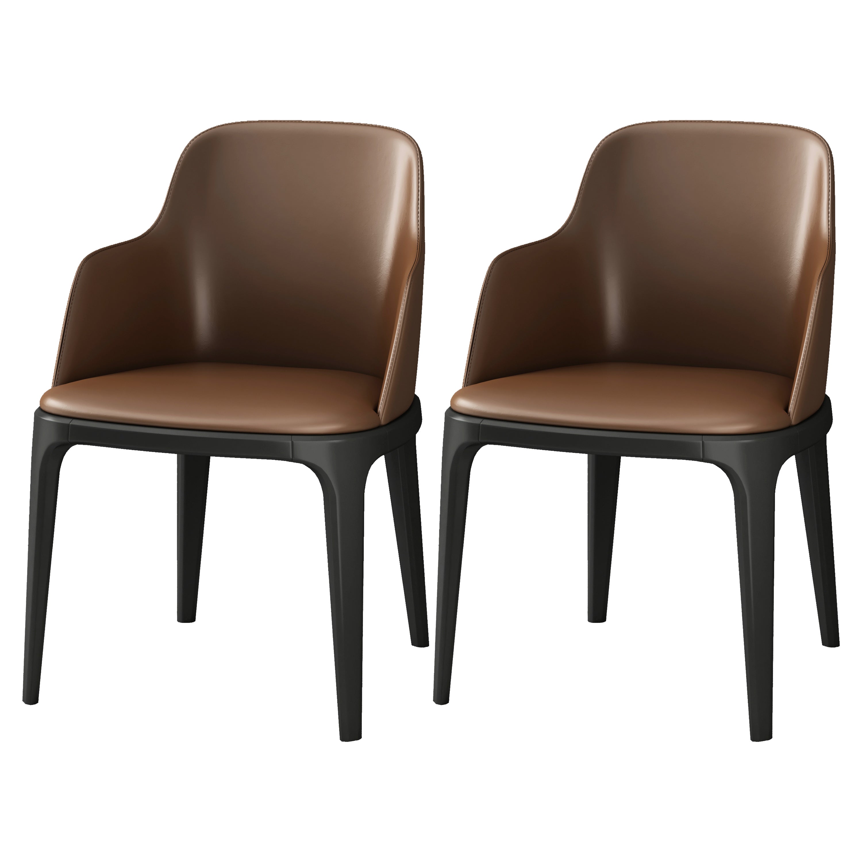 Pièces modernes 1/2/5/6/7 Pièces Ensemble de restauration Table à manger en pierre fritté avec chaises en cuir