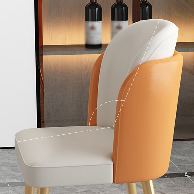 1/2/7 PCS Juego de comedor de glamour de metal con mesa de mesa rectangular