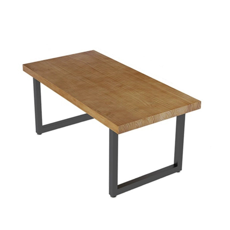 Pièces modernes 1/5/7 Pièces Rectangle Ensemble de restauration Table à manger en bois massif avec chaises