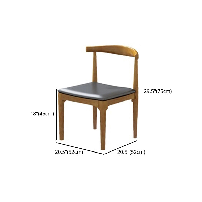 Pièces modernes 1/5/7 Pièces Rectangle Ensemble de restauration Table à manger en bois massif avec chaises
