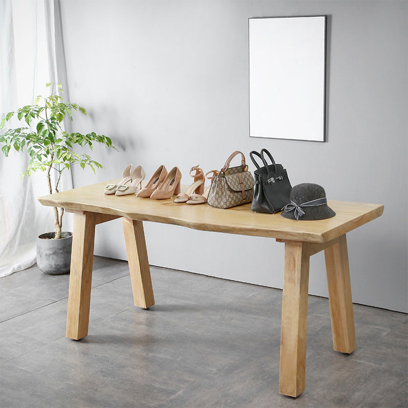 1/2/3 PCS Pine Modern Dining Ensemble avec une table de table de table rectangle