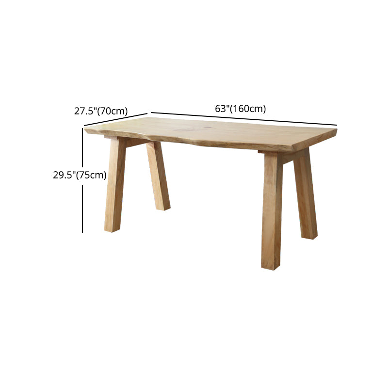1/2/3 PCS Pine Modern Dining Ensemble avec une table de table de table rectangle