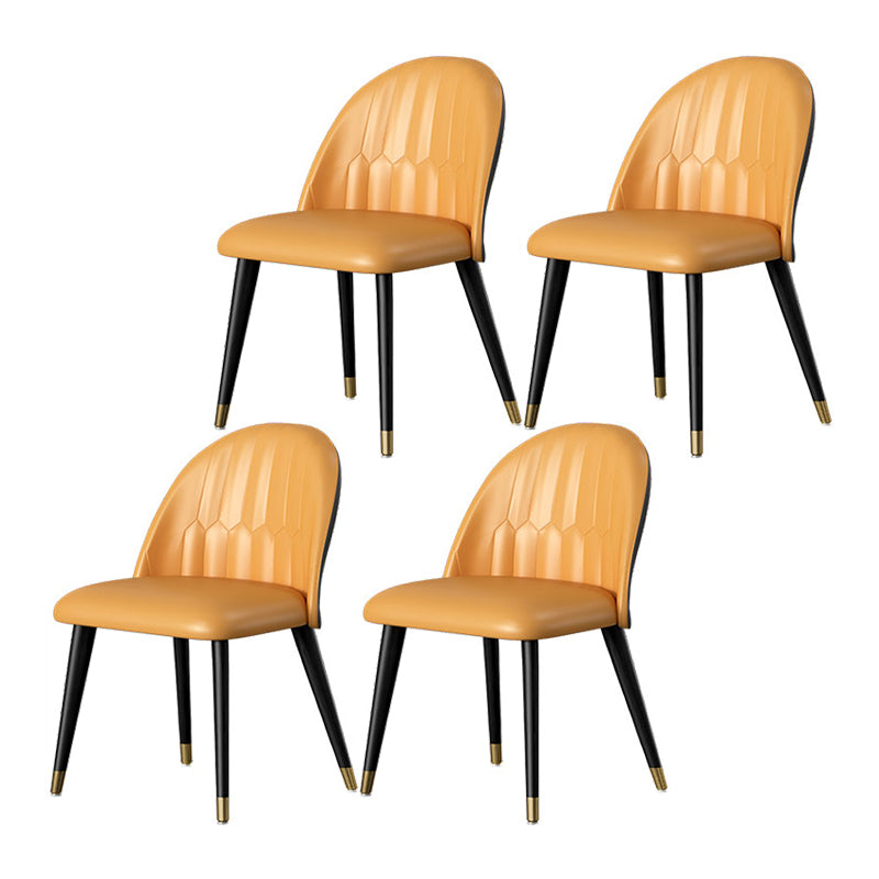 1/4/7 PCS Metal Modern Dining Room Ensemble avec table ronde et ensemble de restauration de base en métal