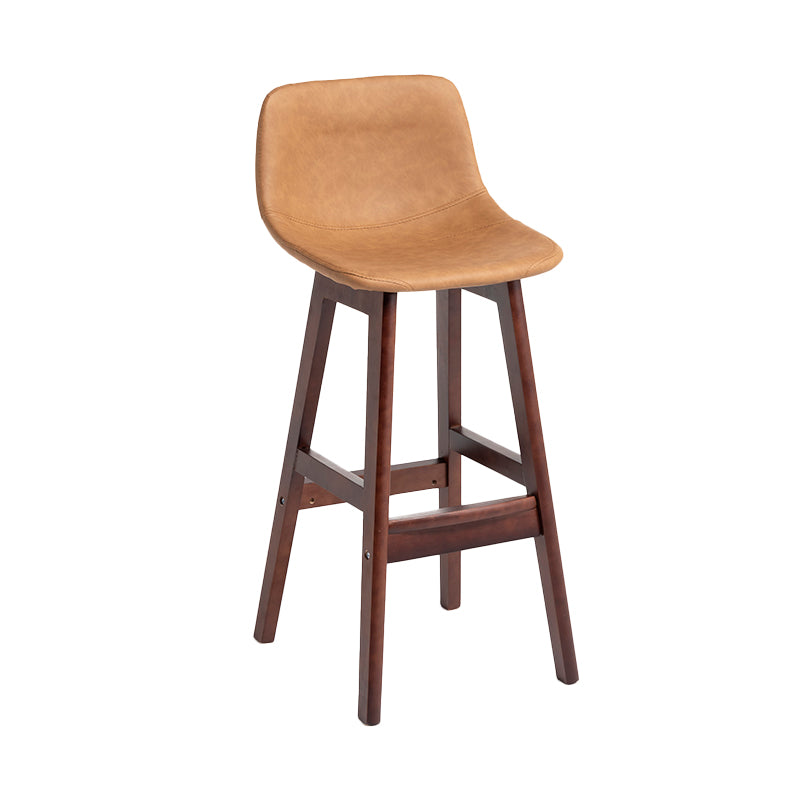 Barhocker im skandinavischen Stil, Schalensitz, Holzbeine, Barhocker für die Küchenbar