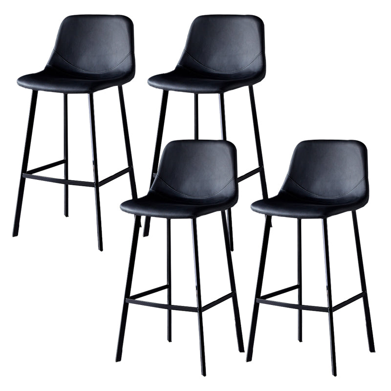 Barhocker im Industriestil, Schalensitz, Metallbeine für die Küchenbar