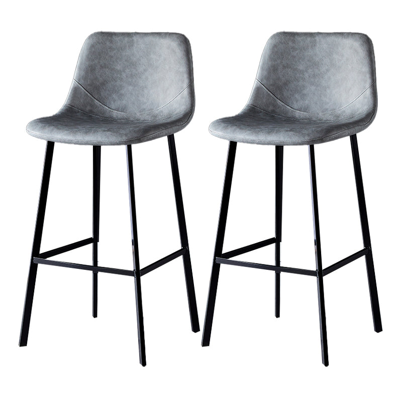 Barhocker im Industriestil, Schalensitz, Metallbeine für die Küchenbar