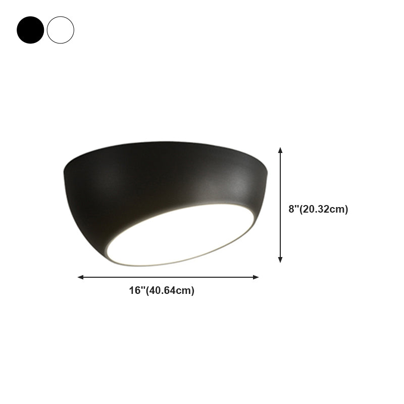 Modern Style Geometry Shape Ceiling Fixture Metal 1-Light Ceiling Mounted Light