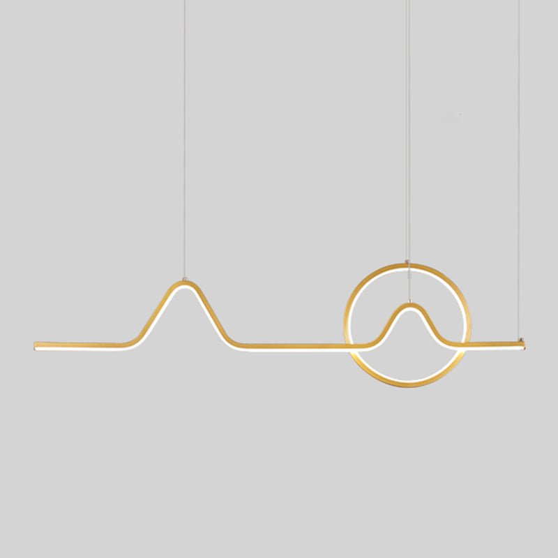 Estilo contemporáneo Luces colgantes de forma lineal Metal de 2 accesorios de iluminación colgante