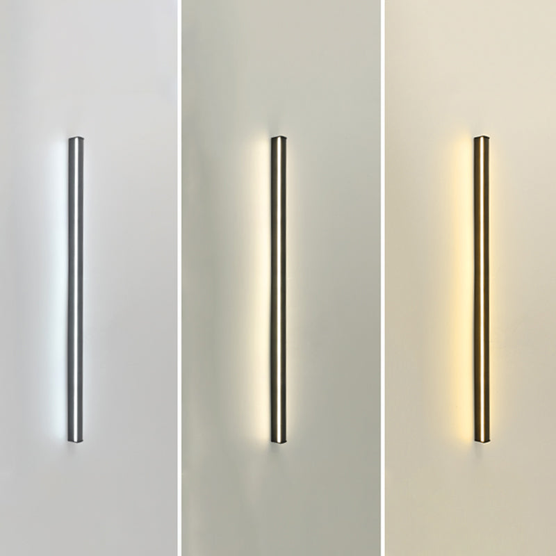 Forme linéaire Murale Murce MODERNE STYLE MODERNE 1- Éclairage mural léger en noir