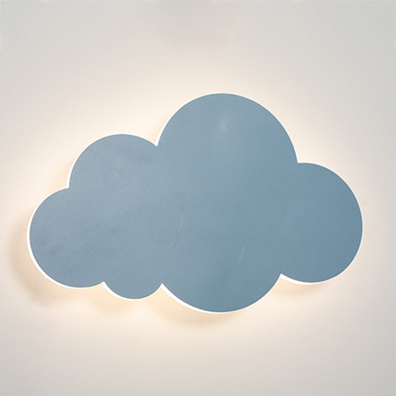 Metal Cloud Sconce Lights Modern Style 1 Light Wall Lighting Fixtures