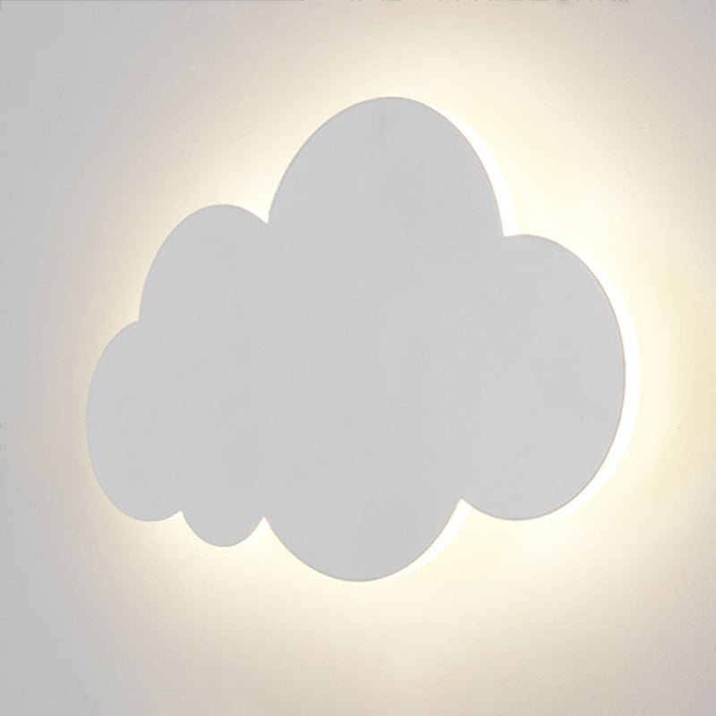 Metal Cloud Sconce Lights Modern Style 1 Light Wall Lighting Fixtures