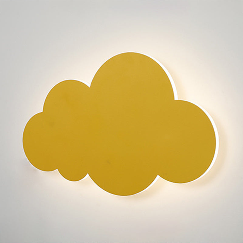 Metal Cloud Sconce Lights Modern Style 1 Light Wall Lighting Fixtures
