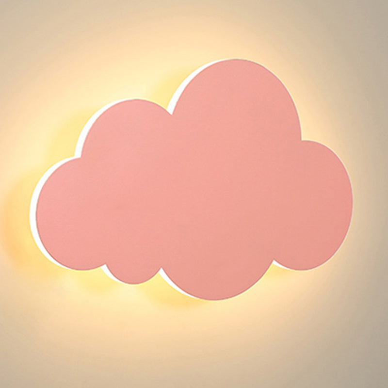 Metal Cloud Sconce Lights Modern Style 1 Light Wall Lighting Fixtures