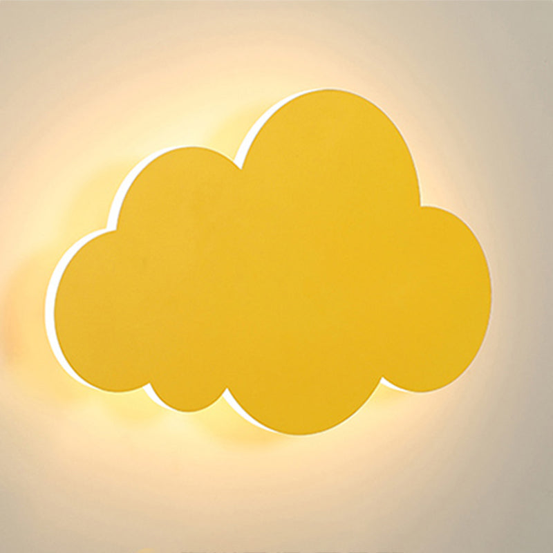 Metal Cloud Sconce Lights Modern Style 1 Light Wall Lighting Fixtures