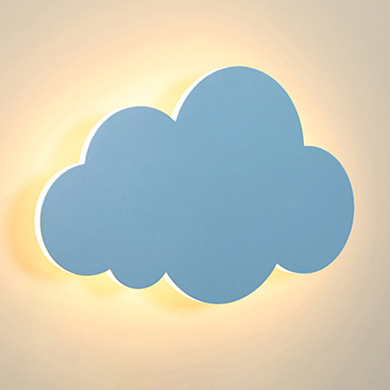 Metal Cloud Sconce Lights Modern Style 1 Light Wall Lighting Fixtures
