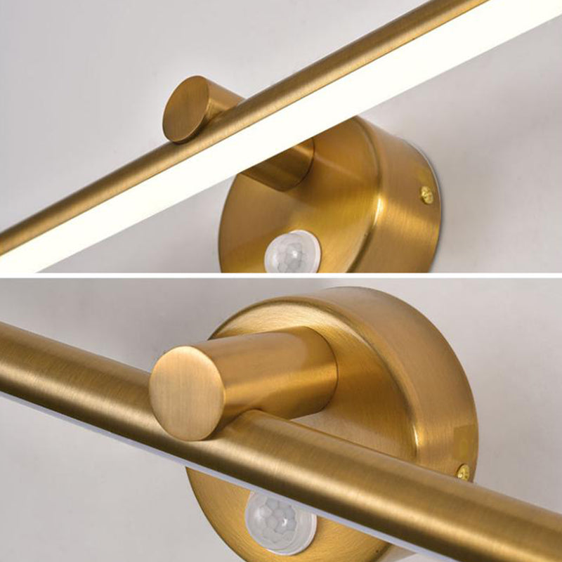 Modern Style Tube Wall Mounted Lamps Metal 1 Light Wall Lighting Ideas