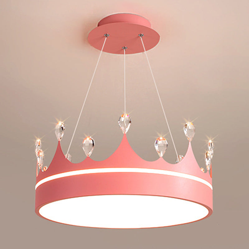 Crown Shape Hanging Lamp Modern Style LED Pendant Lamp for Bedroom