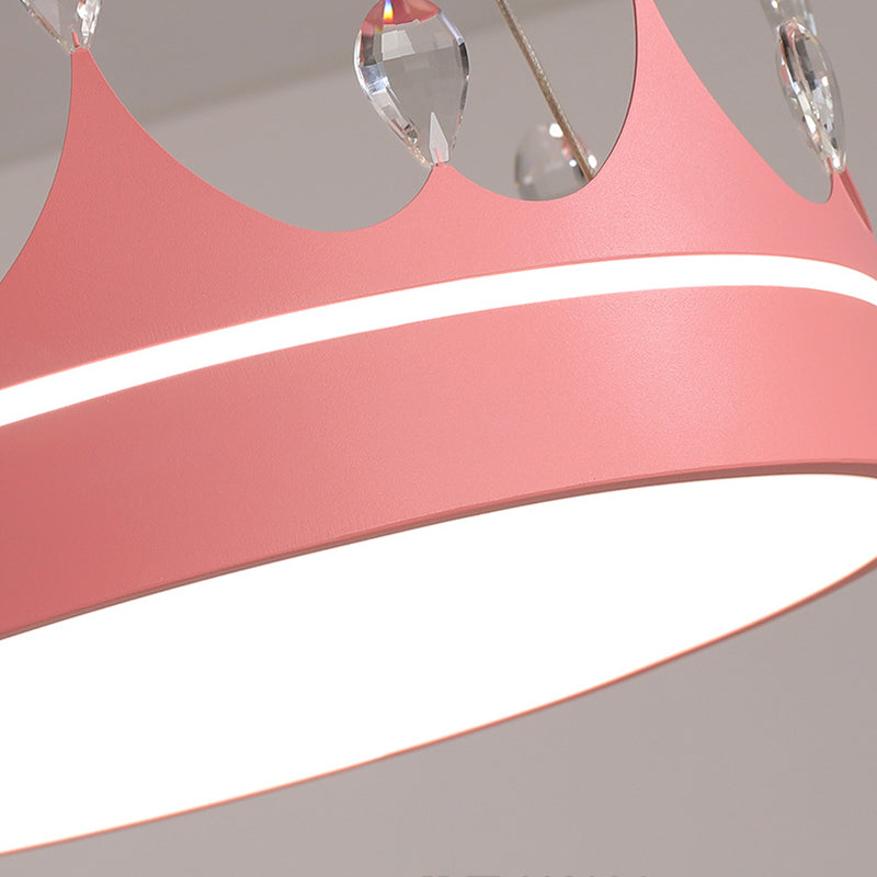 Kronenformhängelampe moderne LED -Anhängerlampe für Schlafzimmer