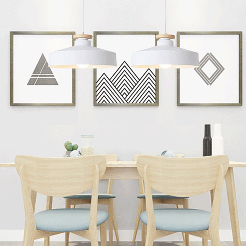 Couvre-pote Shape Hanging Lighting Modern Style Metal 1 Light Hanging Lamping for Dining Room