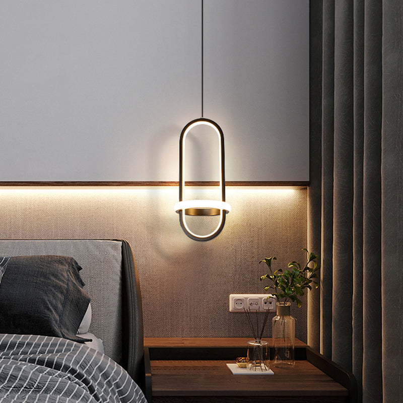 1 Géométrie légère suspendue pendante de style moderne Éclairage suspendu pour le salon