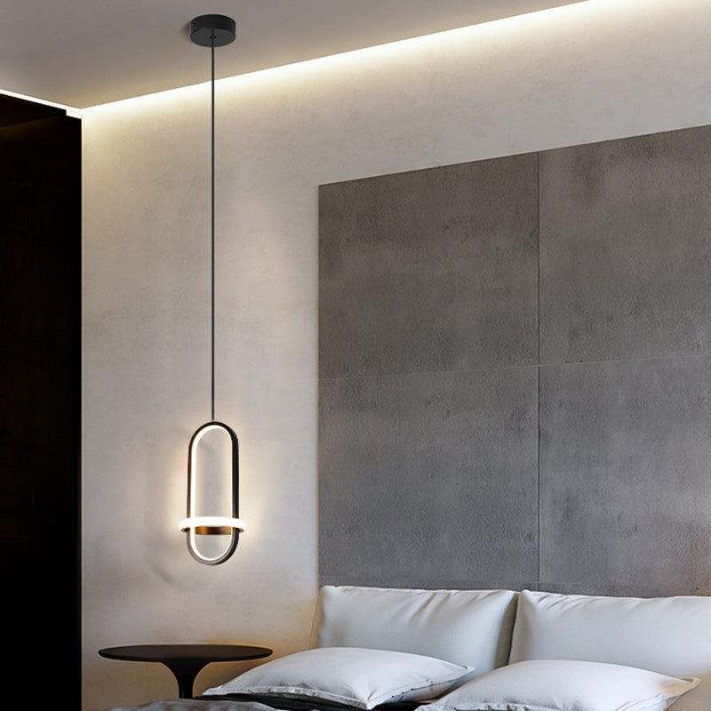 1 Géométrie légère suspendue pendante de style moderne Éclairage suspendu pour le salon