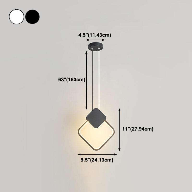 Lumière pendentif minimalisme en aluminium LED-LED PLACE PLADIER POUR LED POUR CHAMBRE