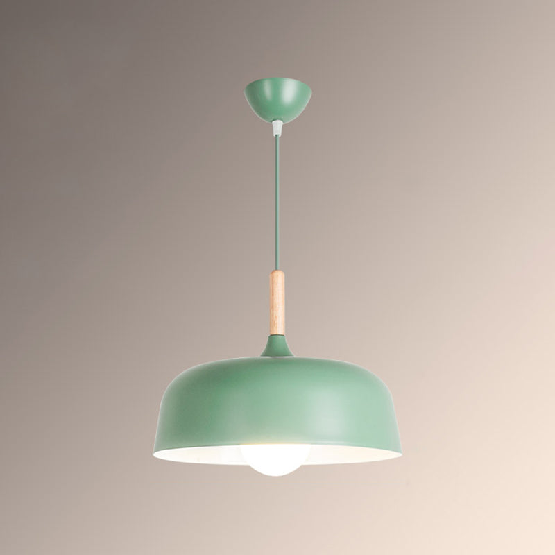 Cercle 1-Light Plafond Pendant Light Light Aluminium Lampe suspendue pour salle à manger