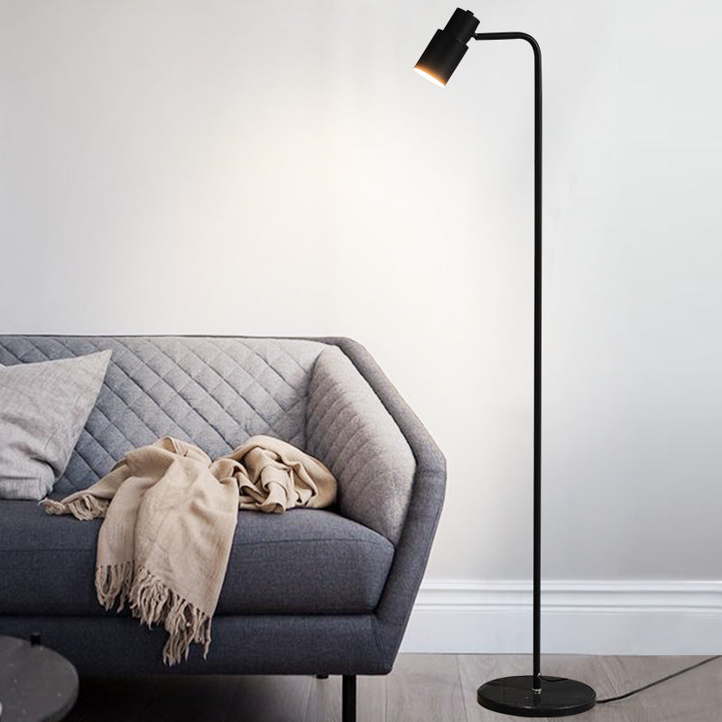 Metalen geometrische vorm vloerlamp moderne stijl 1-licht vloerlampbeveiliging