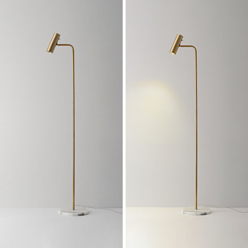 Metalen geometrische vorm vloerlamp moderne stijl 1-licht vloerlampbeveiliging