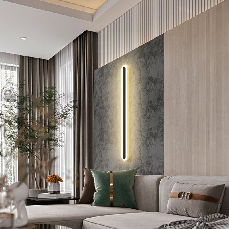 Modern Style Metal Wall Light Minimalist LED Wall Sconce Light for Bedroom