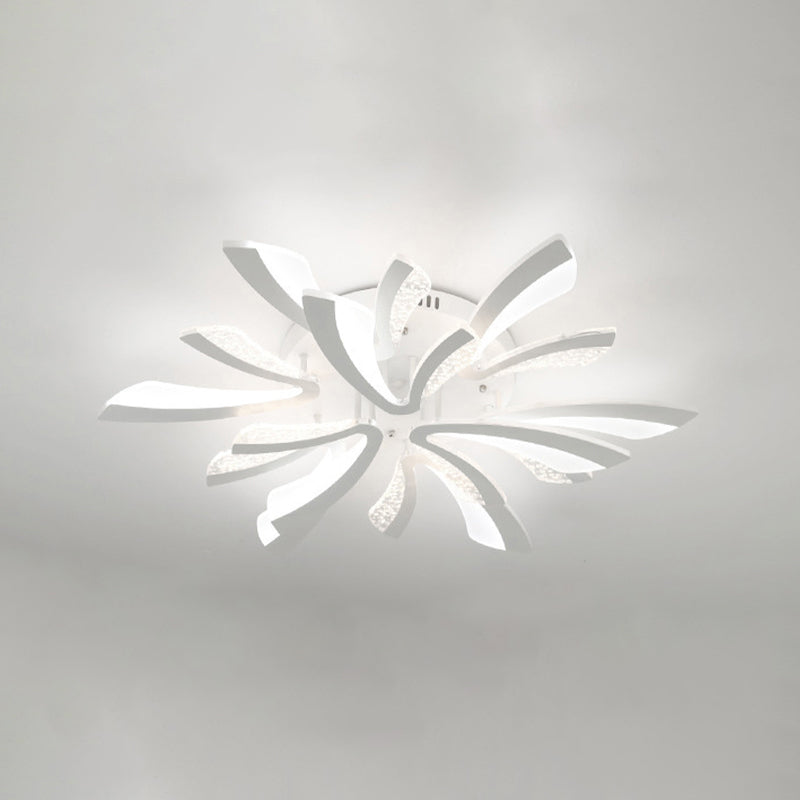 Dandelion Close to Ceiling Lighting Nordic LED Ceiling Mount Lamp with Acrylic Shade
