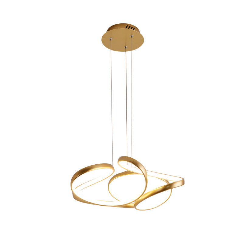 Lámpara de lámpara LED de lámpara de lámpara de onda de metal