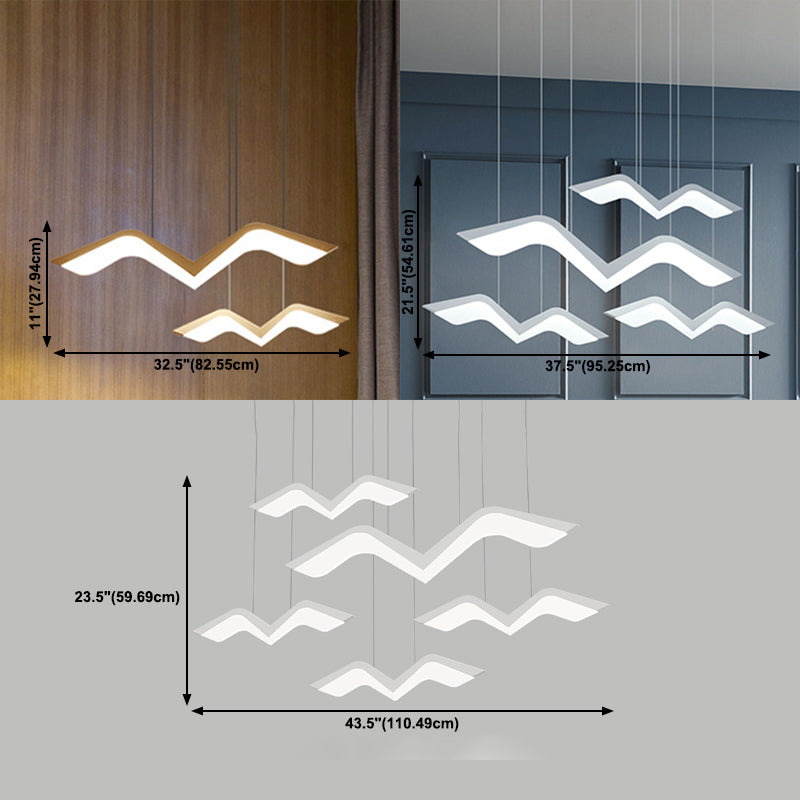 Pendentif en forme de mouette