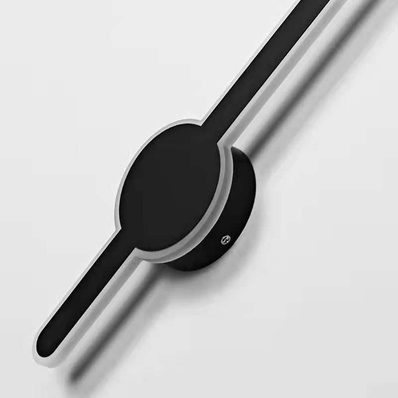 Lampada montata a parete in metallo a parete da parete postmoderna per soggiorno