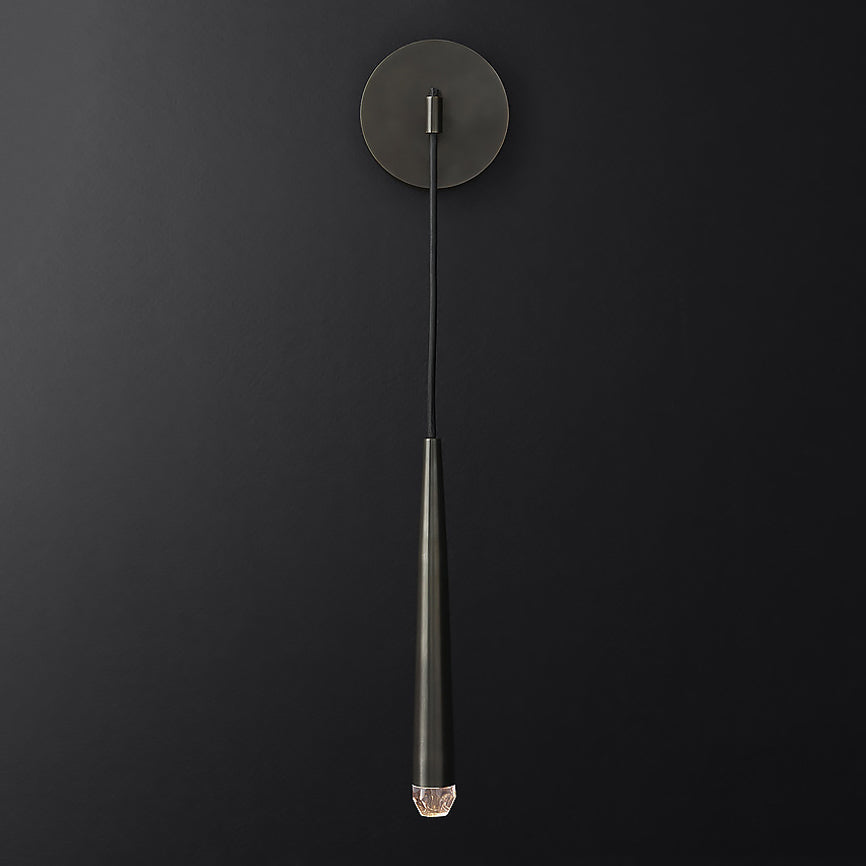 Postmodern Metal Wall Sconce Single a parete montuosa lampada montata per salotto