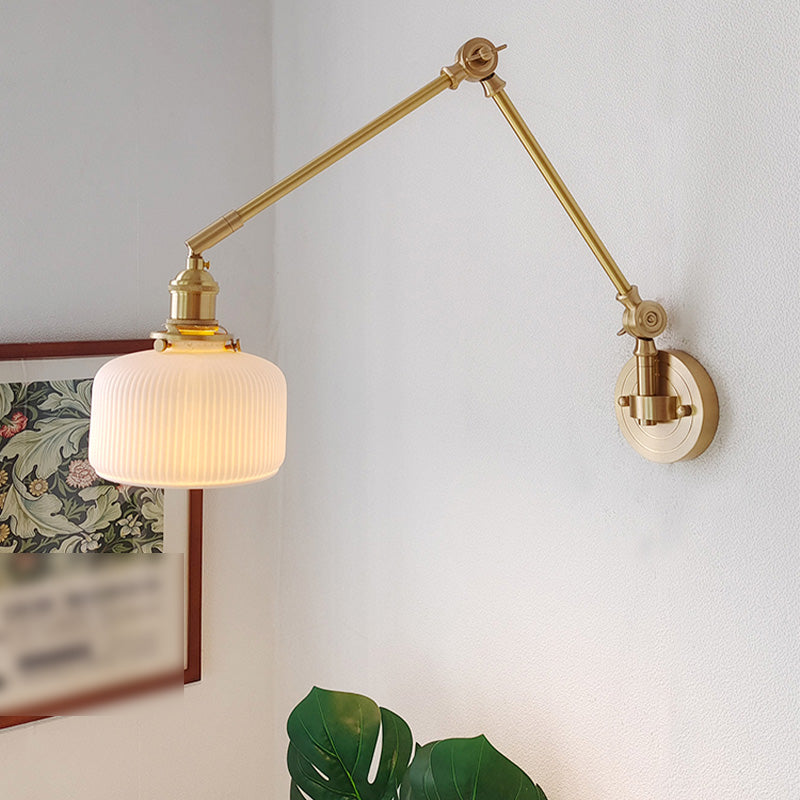 Modern Adjustable Wall Sconce One Head Wall Mounted Light Fixture for Living Room