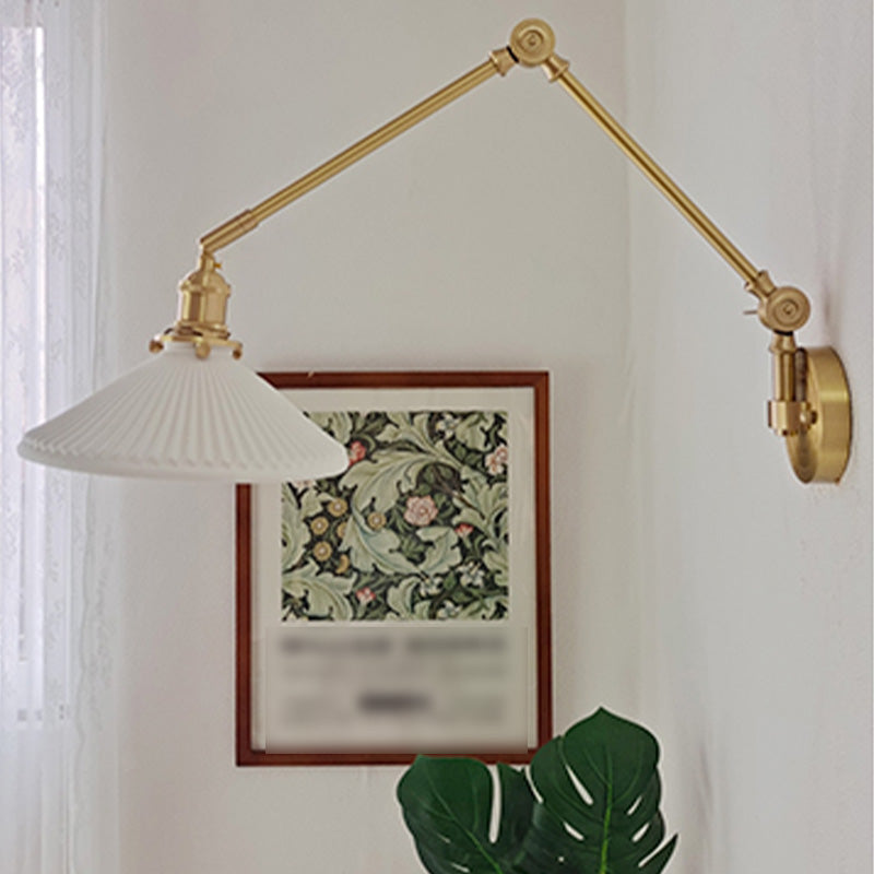 Modern Adjustable Wall Sconce One Head Wall Mounted Light Fixture for Living Room