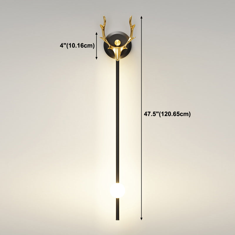 Modern Style Metal Wall Light Linear LED Wall Light Sconce for Bedroom