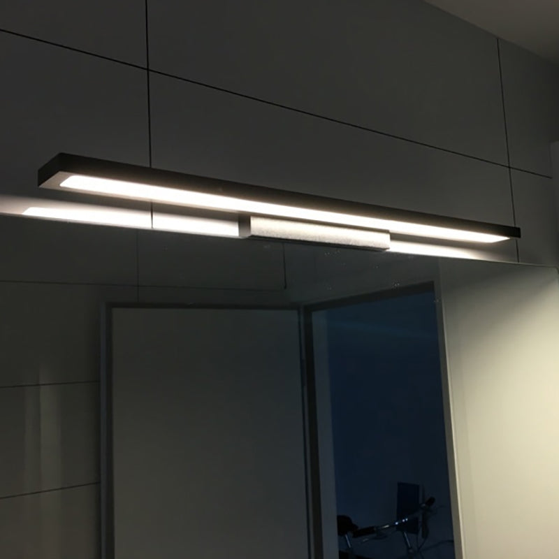 Lampada a specchio semplice a LED Moderna camera da bagno per bagno con applique